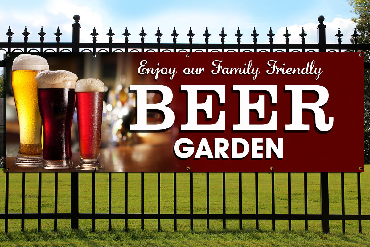 Beer Garden PVC Banner